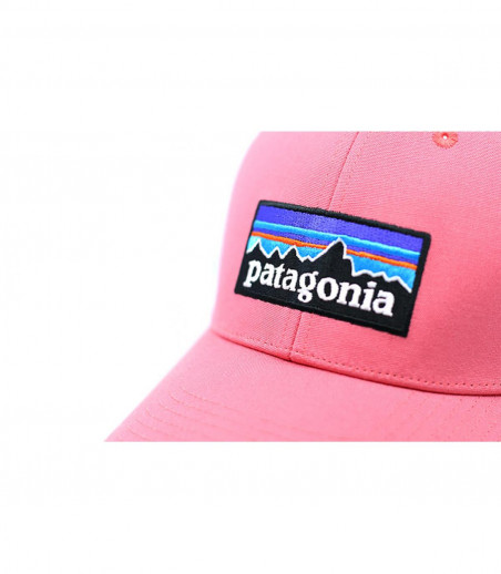 pink Patagonia trucker